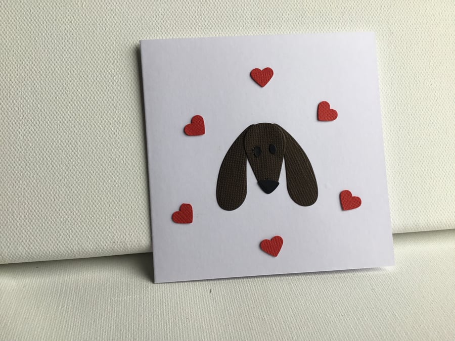  Any occasion card. Blank card. Dog card. CC378. 