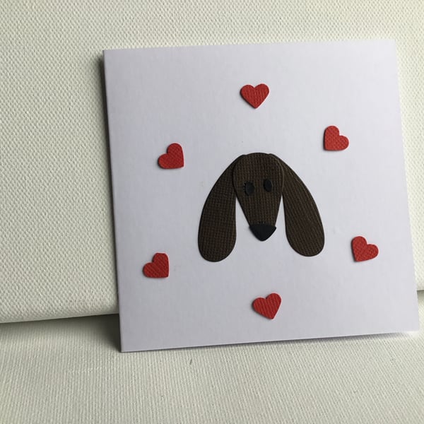  Any occasion card. Blank card. Dog card. CC378. 