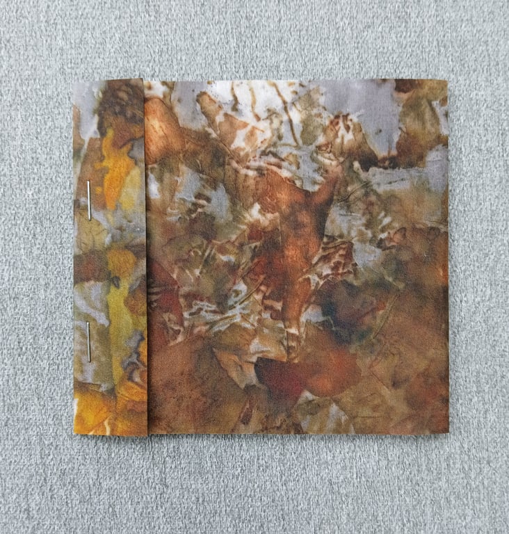 Matchbook Notepad with Dyed Silk Cover