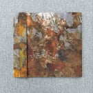 Matchbook Notepad with Dyed Silk Cover