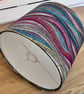 Handmade Italian Velvet Wavy Bohemian Fabric Lampshade - Image 2