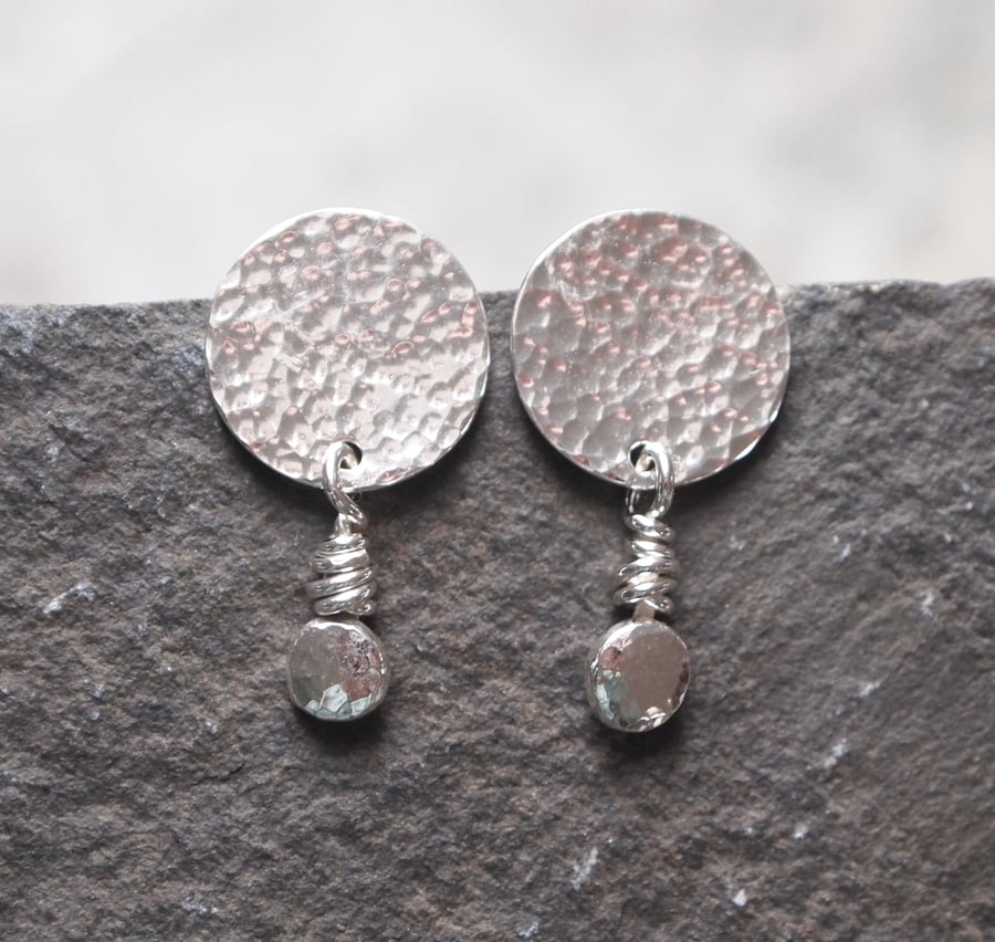 sterling silver stud earrings  