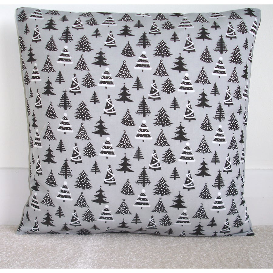 Grey christmas cushion covers deals