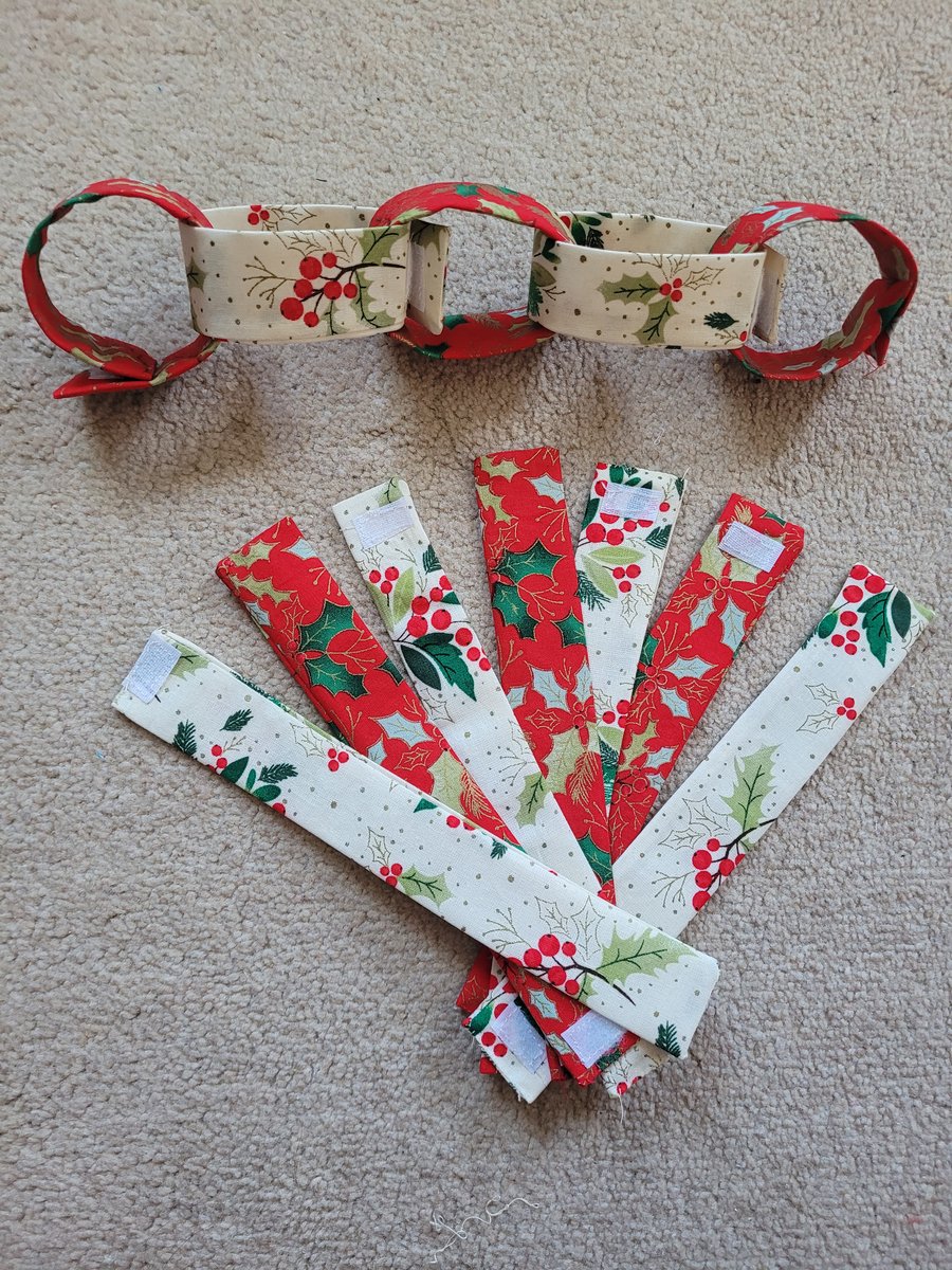 Fabric paper chains