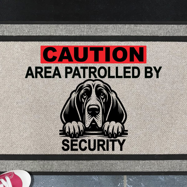 Bloodhound Security Door Mat - All Weather Doormat - 45x70cm 