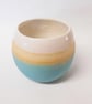 Mug Huggable Turquoise Blue Stoneware Ceramic. - Image 3