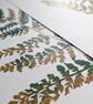 Forest Fern Linoprint, original leaf print linocut, natural botanical art - Image 4