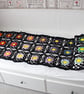 Crochet cotton throw blanket in black and multi-colours - one-of-a-kind - Image 6