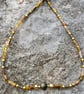 Mens Tiger Eye & Hematite Necklace 21 Inch, Natural Gemstone Beaded Jewellery  - Image 3