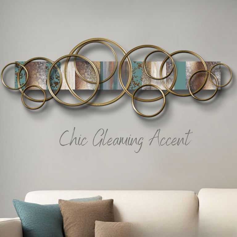 Modern Orbital Rings 3D Floating Wall Decor