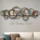 Modern Orbital Rings 3D Floating Wall Decor