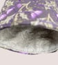 Soft Quilted Thistle glasses case with hexagonal stitching detail  - Image 2