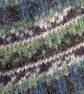 Patterned Shetland Wool Wrist Warmers Upcycled from recycled knitwear  - Image 7
