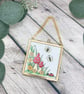 Toadstool Garden - Original Framed Mini Watercolour Artwork