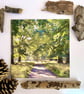 Deer - printed greetings card - Image 1
