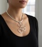 Art Deco Silver Pendant - Image 1