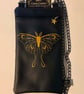 Celestial Moth – Embroidered Crossbody Bag - Image 1