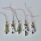 'Christmas Tree Parcel Toppers' - Pack of 5