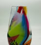 Baby Brushstroke Vase with Sandblasted detail