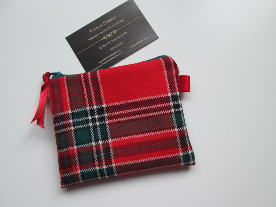 Tartan  Coin Purse