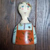 Figurative ceramic vase 