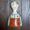 Figurative ceramic vase 