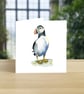 Puffin greeting card (blank)