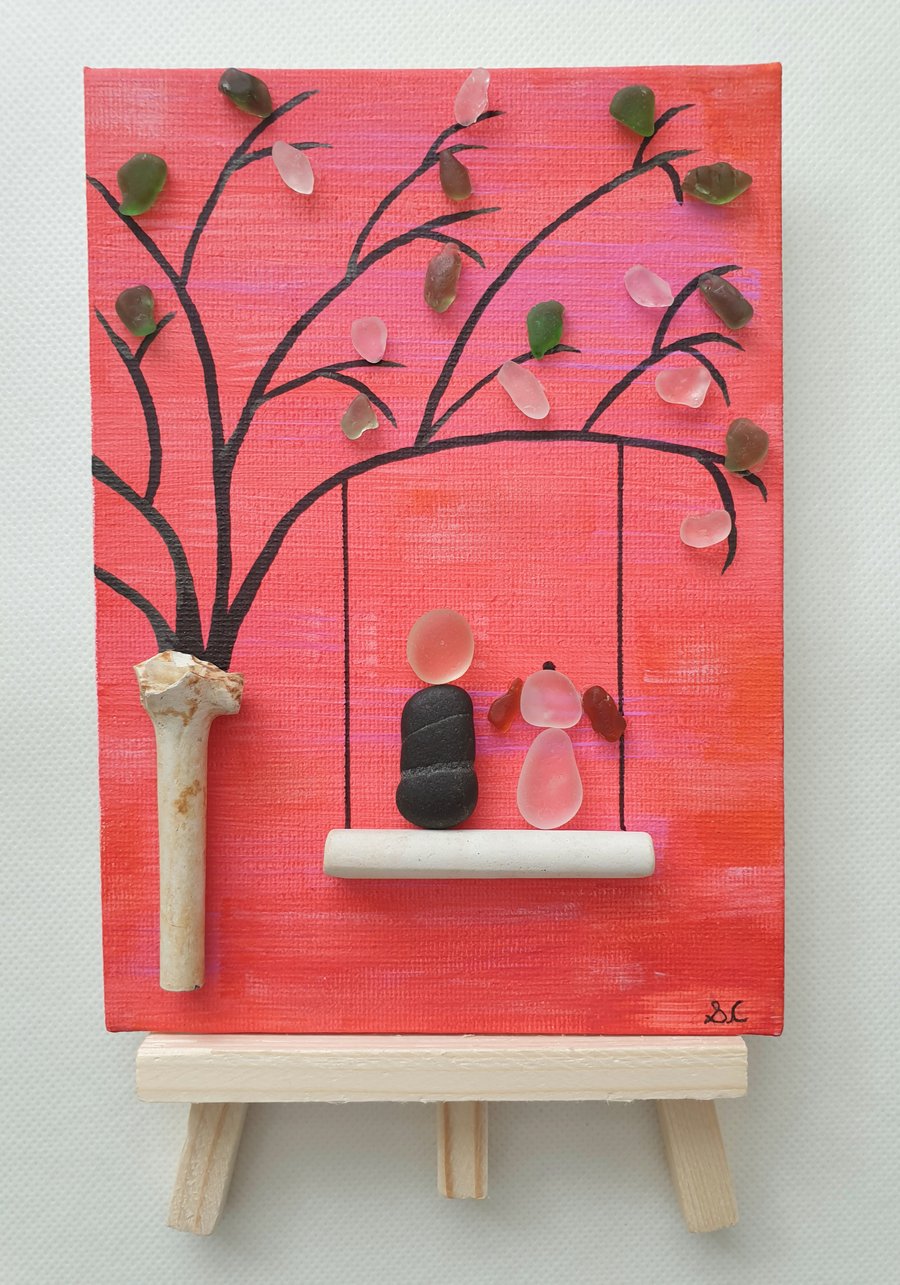 Best Friends - Seaglass canvas art