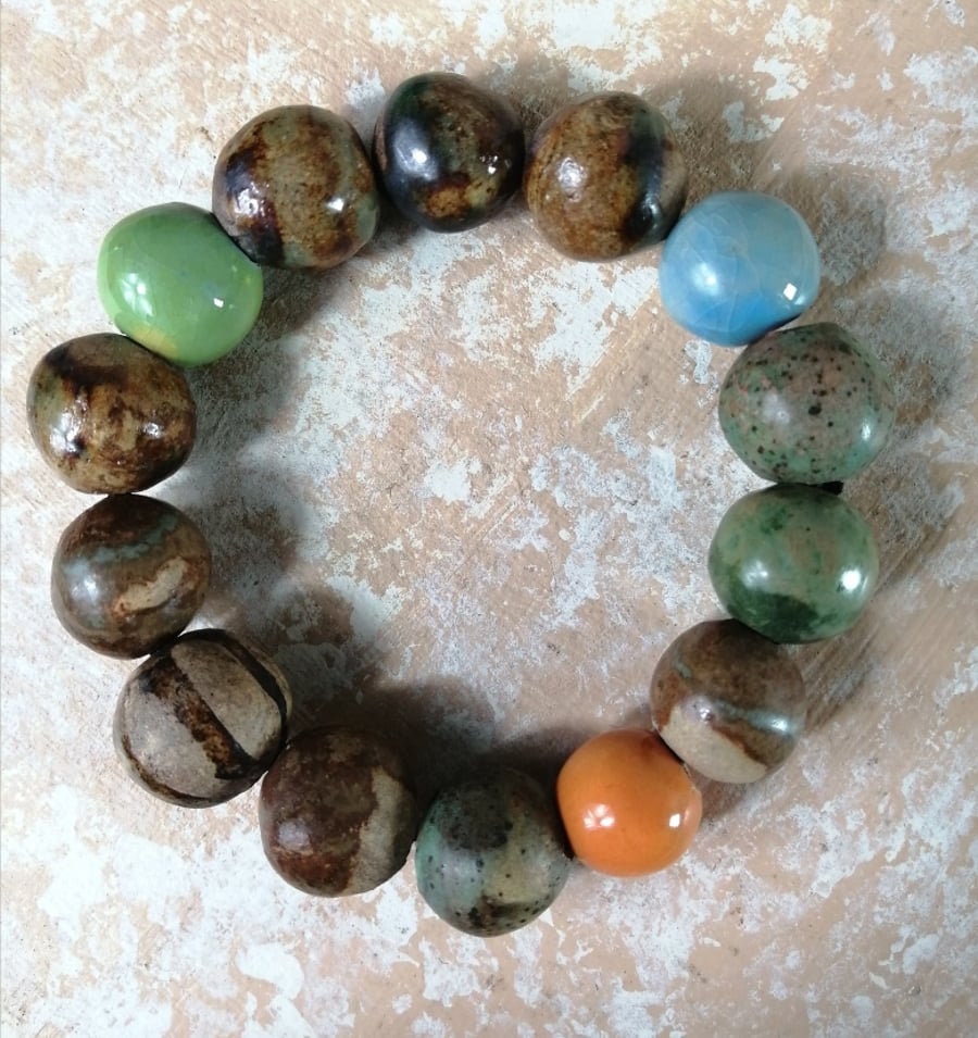 Ceramic Bead Bracelet  4 of 9