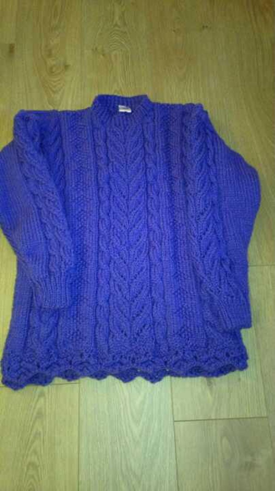 Ladies Chunky knit sweater - made to order