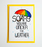 Sorry You Are Under The Weather Get Wll Soon Card, Empathy Card - Image 4