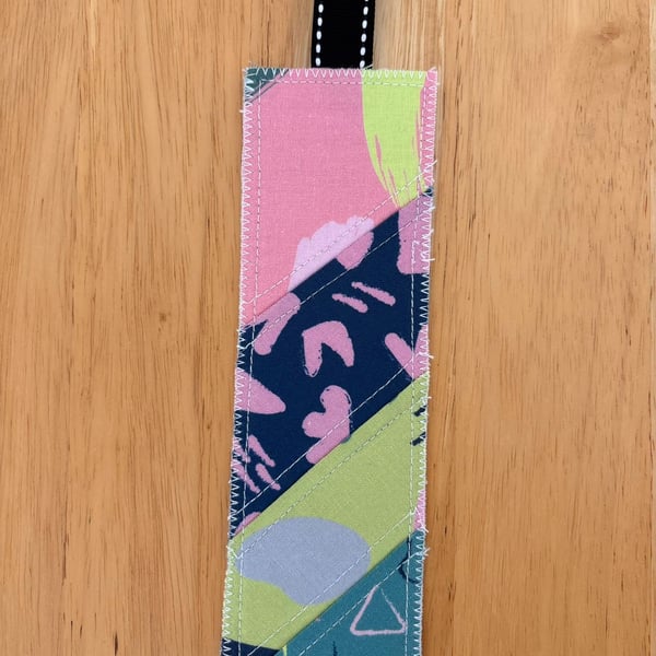 Patchwork colorfull bookmark