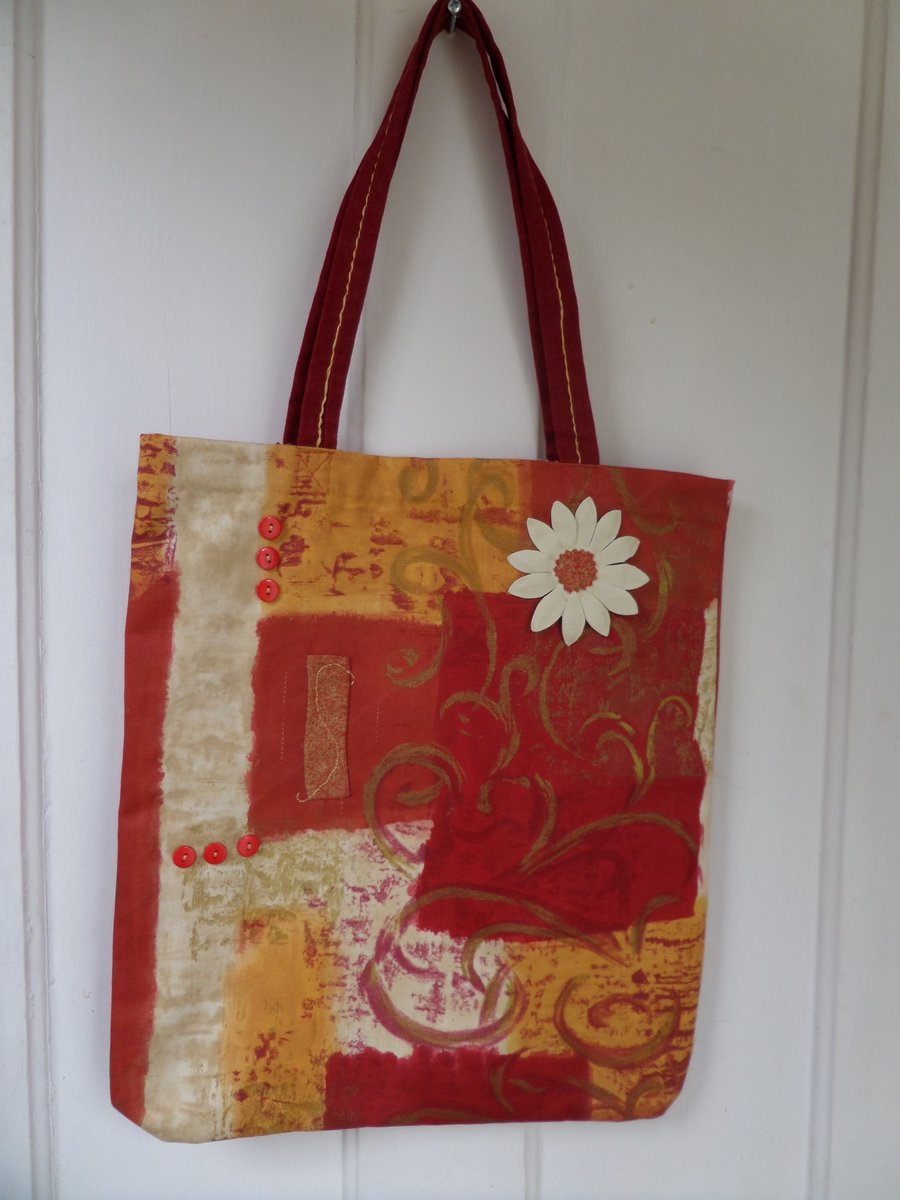 colourful tote bag