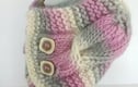 Cable Knit Neck Warmers in Pink 