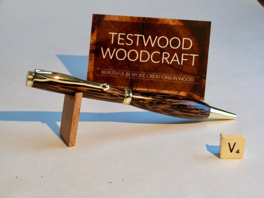 Handcrafted wooden pen