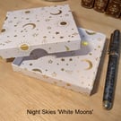 'Night Skies' - Set of four ultra-thin gift boxes with separate lids
