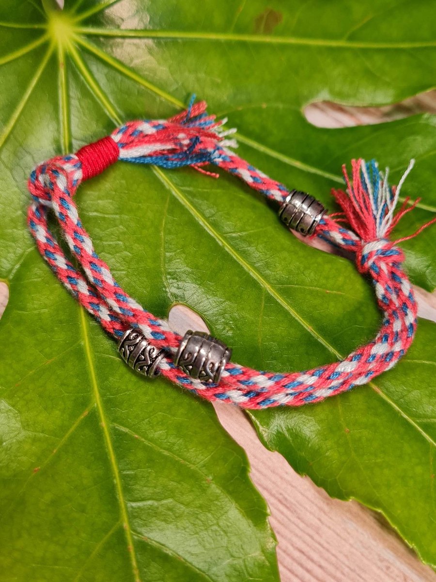 Seconds Sunday Adjustable Unisex Friendship bracelet with Tibetan beads