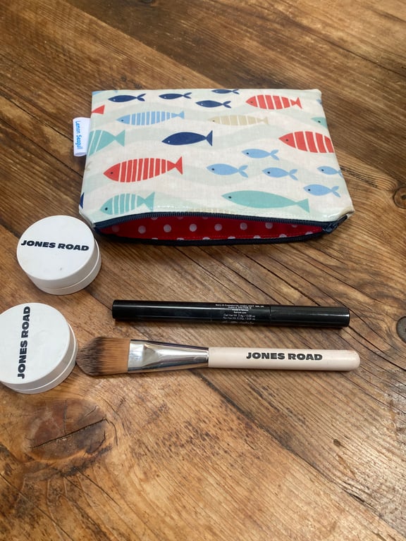 Oil Cloth Make Up Bag (797)