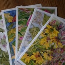 Pack of 5 Botanical Greetings Cards - Autumn & Winter