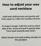 Blue and Turquoise Marbled Glasses Holder Necklace - Image 10