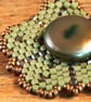 Sage Green Pendant Tudor Inspired