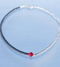 Bracelet dainty sterling silver and Swarovski glass pearl  - Image 7