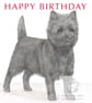 Maddie the Cairn Terrier - Birthday Card - Image 1