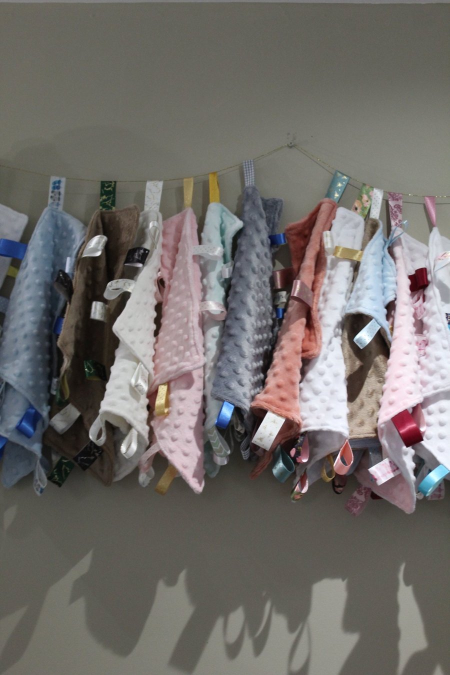 Handmade Soft Fleece Baby Taggy 