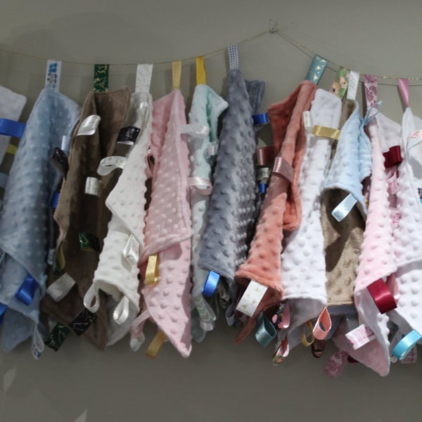 Handmade Soft Fleece Baby Taggy 