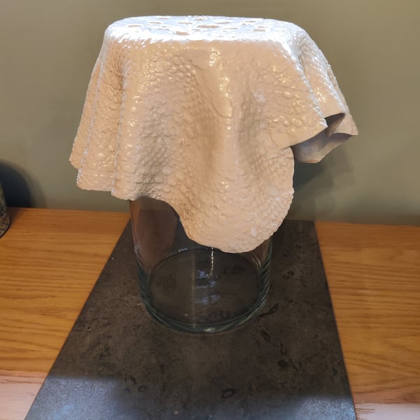 Each ceramic Flower Frog is individually made by myself, this makes each one uni