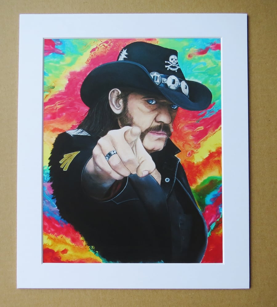 LEMMY - ART PRINT WITH MOUNT