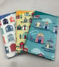 Beach huts handmade phone case, Seaside sunglasses case, Options - Image 6