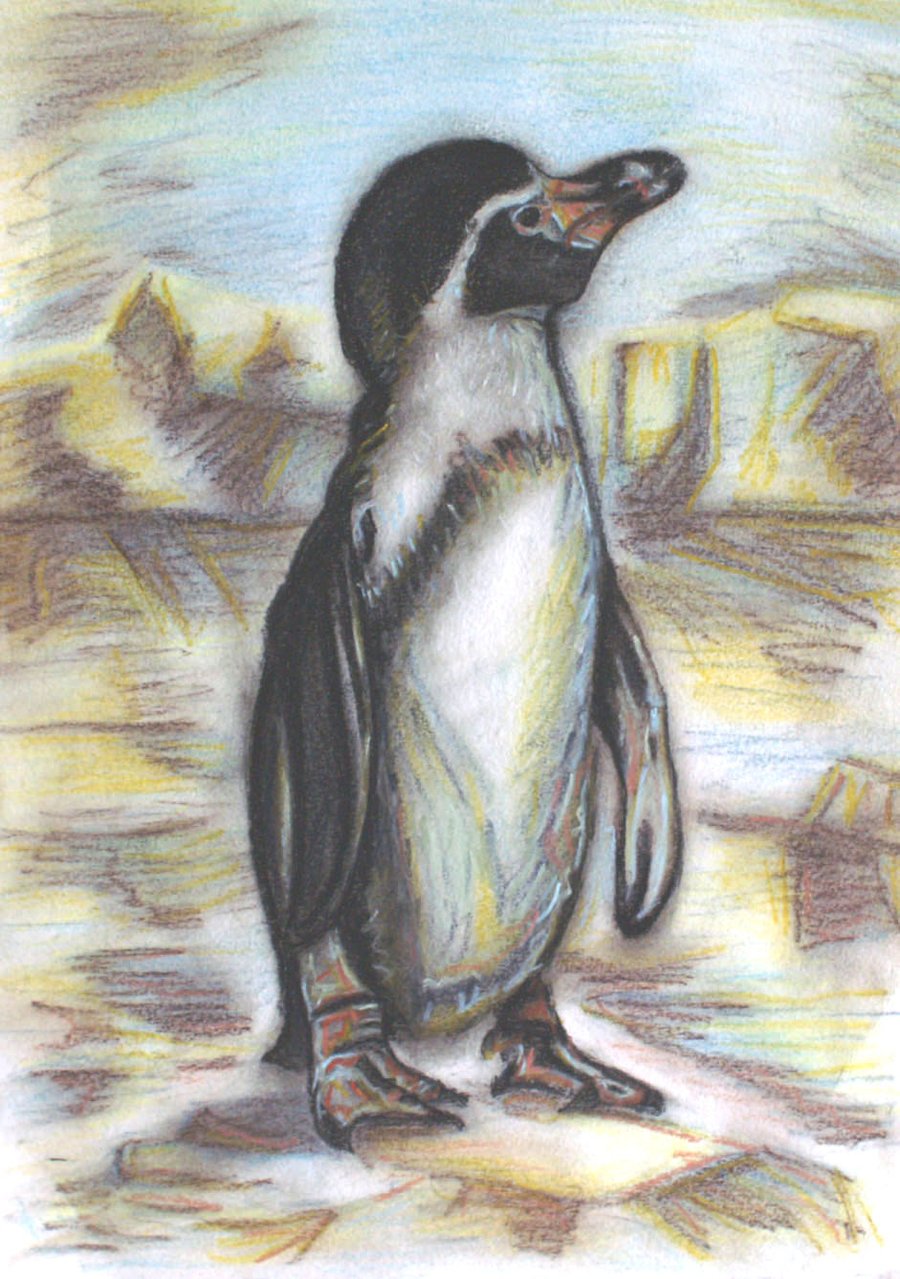 Here's My Pose original drawing