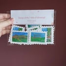 7 Hills of Edinburgh Stamp Sticker Pack